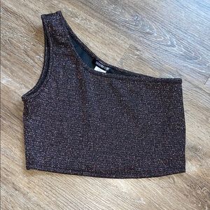 Rue 21 cropped one shoulder top